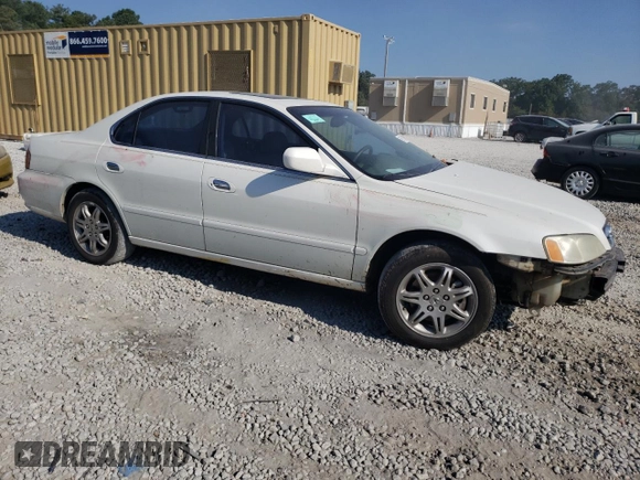 2001 Acura TL with VIN 19UUA56621A031089, listed as a Copart auction lot 69761304 with 151,171 mi miles and Salvage Title. Bid and sale history available at carsss.com. Image 4.