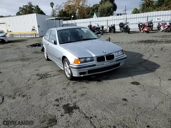 1996 BMW 3-Series 318TI with VIN WBACG7324TAS97302, listed as a Copart auction lot 80311954 with 112,912 mi miles and Salvage Title. Bid and sale history available at carsss.com. Image 17.