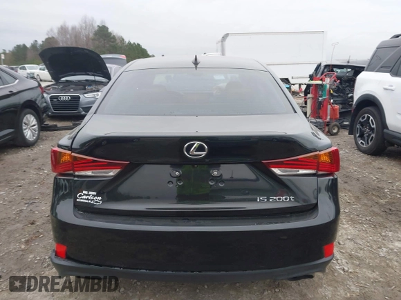 2017 Lexus IS with VIN JTHBA1D24H5060254, listed as a IAAI auction lot 41501664 with 185,562 mi miles. Bid and sale history available at carsss.com. Image 16.