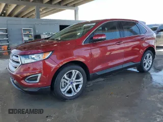 2016 Ford Edge Titanium with VIN 2FMPK4K95GBC17480, listed as a Copart auction lot 53301865 with 101,578 mi miles and Clean Title. Bid and sale history available at carsss.com. Image 1.