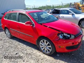 2012 Volkswagen Jetta SportWagen TDI with VIN 3VWPL7AJ2CM711834, listed as a IAAI auction lot 41995131 with 149,980 mi miles. Bid and sale history available at carsss.com. Image 1.