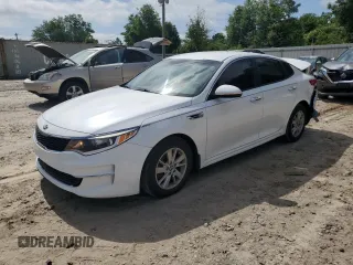 2016 Kia Optima LX with VIN 5XXGT4L36GG057136, listed as a Copart auction lot 56056965 with 118,478 mi miles and Salvage title. Bid and sale history available at DreamBid. Image 1.