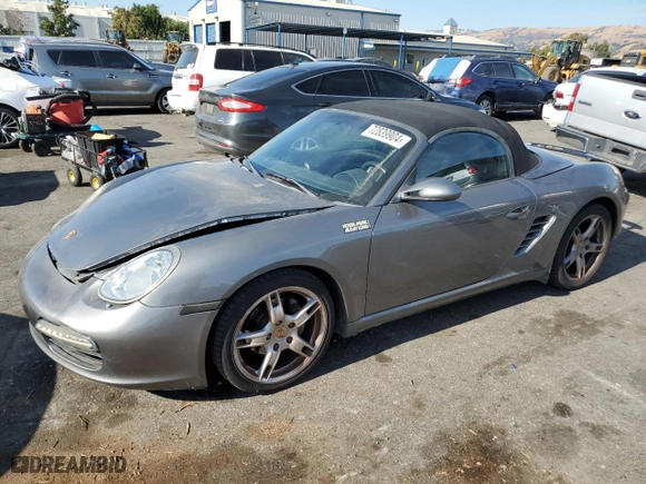 2007 Porsche Boxster with VIN WP0CA29897U711875, listed as a Copart auction lot 72839904 with 194,168 mi miles and Clean Title. Bid and sale history available at carsss.com. Image 1.