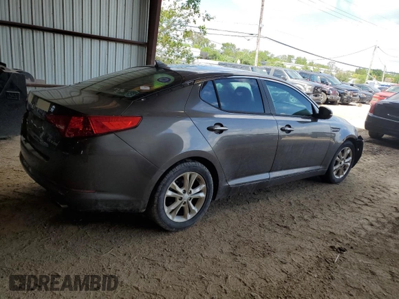 2013 Kia Optima EX with VIN 5XXGN4A72DG150683, listed as a Copart auction lot 70541174 with 95,093 mi miles and Salvage Title. Bid and sale history available at carsss.com. Image 3.