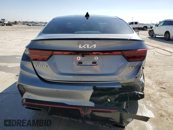2022 Kia Forte GT with VIN 3KPF44AC1NE477341, listed as a Copart auction lot 45699225 with 77,120 mi miles and Clean Title. Bid and sale history available at carsss.com. Image 6.