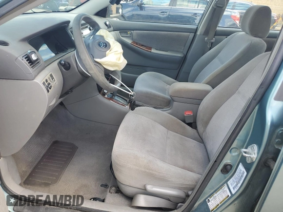 2006 Toyota Corolla CE with VIN 1NXBR32E66Z643376, listed as a Copart auction lot 59279665 with Not provided miles and Salvage title. Bid and sale history available at DreamBid. Image 7.