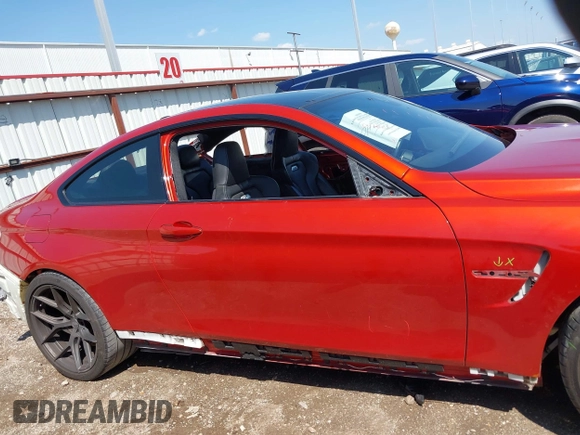 2015 BMW M4 with VIN WBS3R9C5XFK333441, listed as a IAAI auction lot 41774716 with 76,224 mi miles. Bid and sale history available at carsss.com. Image 14.