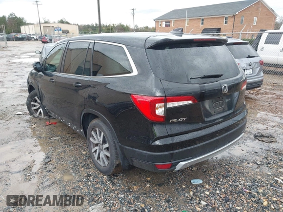 2019 Honda Pilot EX-L z VIN 5FNYF5H56KB016304, wystawiony jako IAAI lot #41072939 z przebiegiem 105 592 mil mil oraz . Historia ofert i sprzedaży dostępna na DreamBid. Obrazek 3.