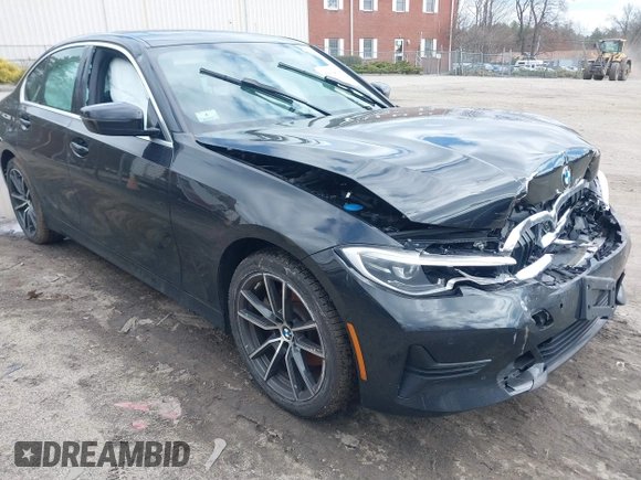 2021 BMW 3 Series 330i xDrive with VIN 3MW5R7J03M8C09356, listed as a IAAI auction lot 41804038 with 86,239 mi miles and . Bid and sale history available at DreamBid. Image 1.