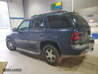 2002 Chevrolet TrailBlazer LT with VIN 1GNDT13S922406255, listed as a Copart auction lot 48053075 with 122,159 mi miles and Salvage Title. Bid and sale history available at carsss.com. Image 2.