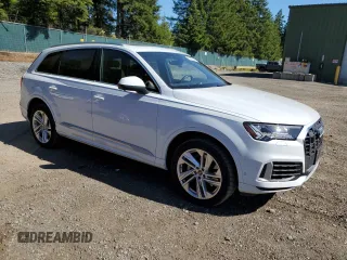 2023 Audi Q7 Premium with VIN WA1AXBF77PD016497, listed as a Copart auction lot 61918424 with 35,510 mi miles and Salvage title. Bid and sale history available at DreamBid. Image 4.