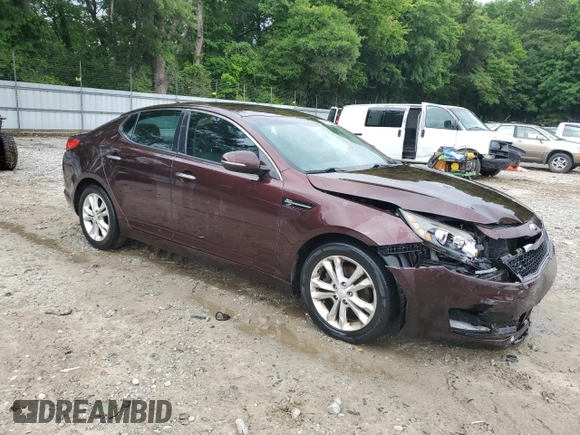 2013 Kia Optima EX with VIN 5XXGN4A78DG150560, listed as a Copart auction lot 59617265 with 212,739 mi miles and Salvage title. Bid and sale history available at DreamBid. Image 4.