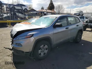 2014 Jeep Cherokee Sport with VIN 1C4PJMAB3EW206419, listed as a Copart auction lot 47660295 with 174,416 mi miles and Salvage Title. Bid and sale history available at carsss.com. Image 1.