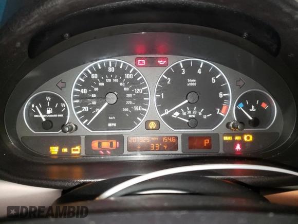 2004 BMW 3 Series 330i with VIN WBAEV53404KM37815, listed as a Copart auction lot 41405525 with 207,325 mi miles and Clean Title. Bid and sale history available at carsss.com. Image 9.