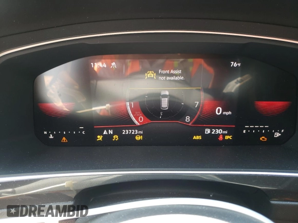 2023 Volkswagen Tiguan SE R-Line Black with VIN 3VV8B7AX2PM121851, listed as a Copart auction lot 59206135 with 23,723 mi miles and Salvage title. Bid and sale history available at DreamBid. Image 9.