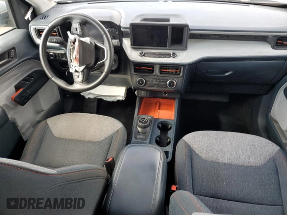 2023 Ford Maverick XL with VIN 3FTTW8F91PRA69502, listed as a Copart auction lot 52983535 with 18,729 mi miles and Salvage Title. Bid and sale history available at DreamBid. Image 8.