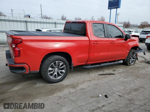 2019 Chevrolet Silverado 1500 RST with VIN 1GCRYEED5KZ230298, listed as a Copart auction lot 82813134 with 57,280 mi miles and Salvage Title. Bid and sale history available at DreamBid. Image 3.