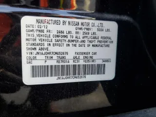 2012 Infiniti EX Journey with VIN JN1AJ0HR7CM452676, listed as a Copart auction lot 77677864 with 65,137 mi miles and Salvage Title. Bid and sale history available at DreamBid. Image 14.