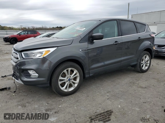 2017 Ford Escape SE with VIN 1FMCU9GD7HUA10460, listed as a Copart auction lot 51753655 with 109,494 mi miles and Salvage Title. Bid and sale history available at DreamBid. Image 1.