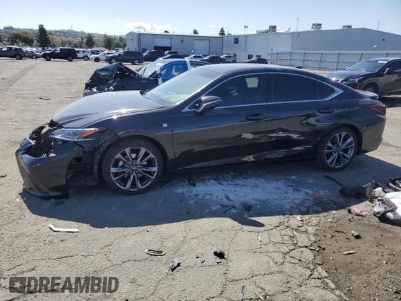 2020 Lexus ES 350 F Sport with VIN 58AGZ1B16LU080759, listed as a Copart auction lot 51943345 with 61,118 mi miles and Salvage title. Bid and sale history available at DreamBid. Image 1.