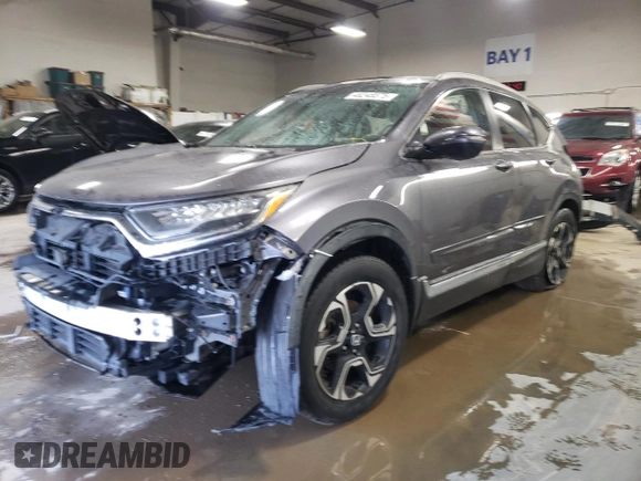 2018 Honda CR-V Touring with VIN 7FARW2H90JE026836, listed as a Copart auction lot 48245575 with 68,181 mi miles and Salvage Title. Bid and sale history available at carsss.com. Image 1.