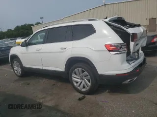2021 Volkswagen Atlas SEL with VIN 1V2BR2CA7MC549227, listed as a Copart auction lot 59127625 with 35,698 mi miles and Salvage title. Bid and sale history available at DreamBid. Image 2.