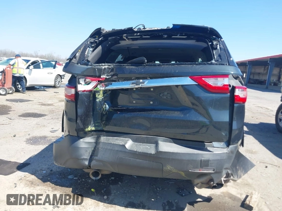 2018 Chevrolet Traverse LT Cloth with VIN 1GNERGKW2JJ158610, listed as a IAAI auction lot 41766502 with 145,200 mi miles. Bid and sale history available at carsss.com. Image 16.