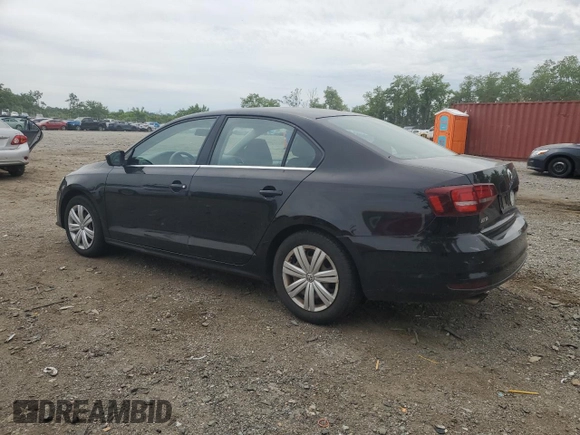2017 Volkswagen Jetta S z VIN 3VW2B7AJ4HM385734, wystawiony jako Copart lot #58156175 z przebiegiem 145 865 mil mil oraz Szkoda całkowita • Salvage title. Historia ofert i sprzedaży dostępna na DreamBid. Obrazek 2.