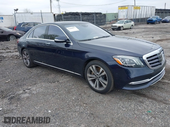2020 Mercedes-Benz S with VIN WDDUG8GB3LA517882, listed as a IAAI auction lot 42008677 with 93,525 mi miles. Bid and sale history available at carsss.com. Image 1.