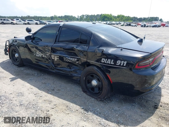 2021 Dodge Charger Police z VIN 2C3CDXAT7MH523170, wystawiony jako IAAI lot #42322244 z przebiegiem 90 825 mil mil oraz . Historia ofert i sprzedaży dostępna na DreamBid. Obrazek 3.