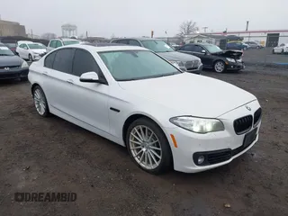 2015 BMW 5 Series 535i xDrive with VIN WBA5B3C50FD546322, listed as a IAAI auction lot 41747331 with 104,054 mi miles. Bid and sale history available at carsss.com. Image 1.