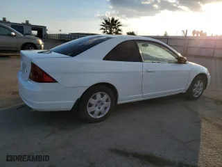 2002 Honda Civic LX with VIN 1HGEM22542L073003, listed as a Copart auction lot 43032965 with 139,871 mi miles and Clean Title. Bid and sale history available at carsss.com. Image 3.