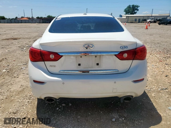 2014 Infiniti Q50 Sport with VIN JN1BV7AR6EM695314, listed as a Copart auction lot 59953085 with 161,085 mi miles and Clean title. Bid and sale history available at DreamBid. Image 6.