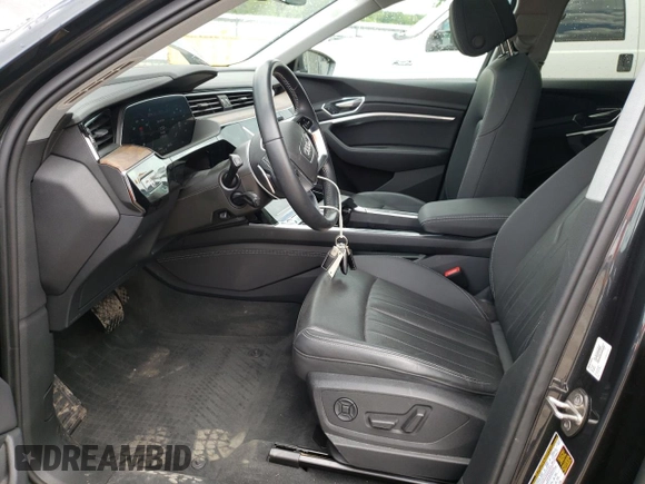 2019 Audi e-tron Premium Plus with VIN WA1LAAGE7KB024699, listed as a Copart auction lot 53759883 with 19,340 mi miles. Bid and sale history available at carsss.com. Image 7.