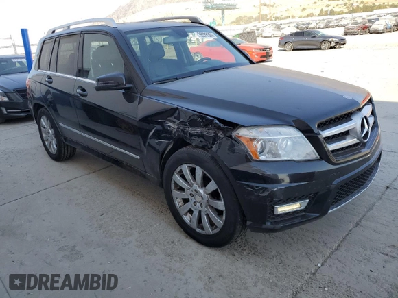 2012 Mercedes-Benz GLK 350 with VIN WDCGG8HB2CF867328, listed as a Copart auction lot 76335394 with 145,828 mi miles and Salvage Title. Bid and sale history available at DreamBid. Image 4.