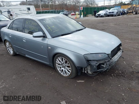 2008 Audi A4 2.0T z VIN WAUDF78E48A157865, wystawiony jako IAAI lot #41748546 z przebiegiem Nie podano mil oraz . Historia ofert i sprzedaży dostępna na DreamBid. Obrazek 1.