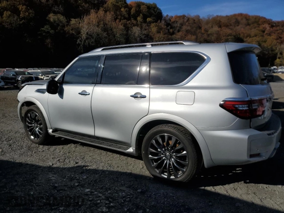 2023 Nissan Armada Platinum with VIN JN8AY2DA5P9403428, listed as a Copart auction lot 78377324 with 9,583 mi miles and Salvage Title. Bid and sale history available at carsss.com. Image 2.