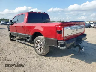 2024 Ford F-250 XL with VIN 1FT8W2BT7REE97844, listed as a Copart auction lot 59583795 with 22,517 mi miles and Salvage title. Bid and sale history available at DreamBid. Image 2.