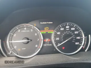 2016 Acura TLX V6 Advance with VIN 19UUB3F75GA001491, listed as a Copart auction lot 73559564 with 120,718 mi miles and Salvage Title. Bid and sale history available at carsss.com. Image 9.