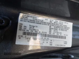 2018 Ford Focus SE with VIN 1FADP3F23JL268442, listed as a IAAI auction lot 41662347 with 66,653 mi miles and . Bid and sale history available at carsss.com. Image 9.