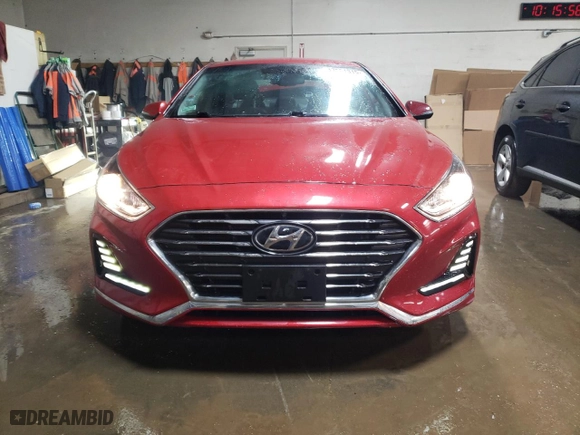 2018 Hyundai Sonata SEL with VIN 5NPE34AF8JH681326, listed as a Copart auction lot 47561315 with 58,024 mi miles and Salvage Title. Bid and sale history available at carsss.com. Image 5.