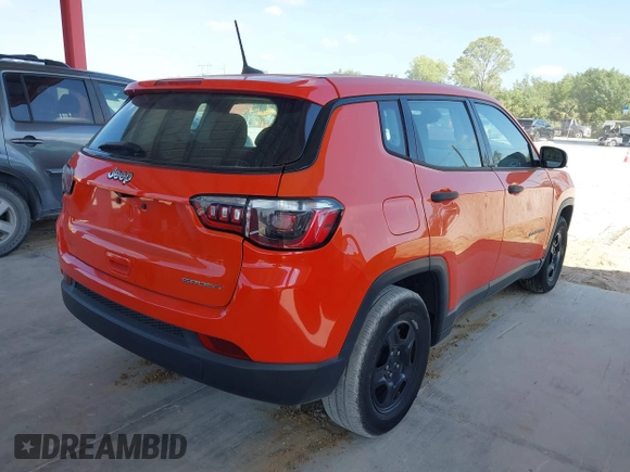 2021 Jeep Compass Sport с VIN 3C4NJCAB9MT505256, выставлен на аукционе IAAI как лот 42105809 с пробегом 48 376 миль миль и . История ставок и продаж доступна на DreamBid. Изображение 4.