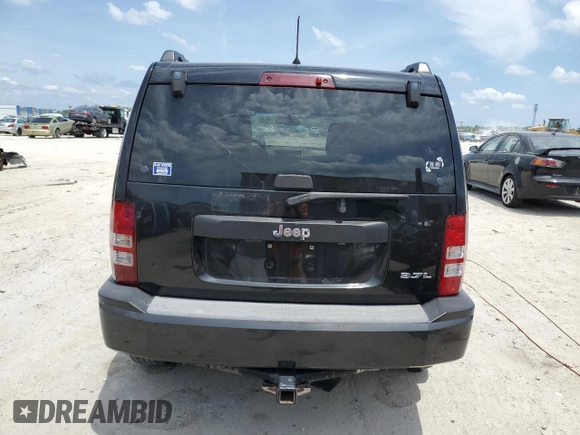 2008 Jeep Liberty Sport with VIN 1J8GP28K78W164794, listed as a Copart auction lot 55589035 with 97,454 mi miles and Salvage Title. Bid and sale history available at DreamBid. Image 6.