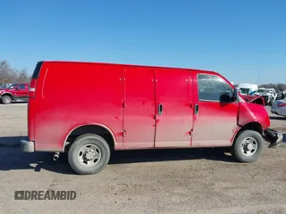 2018 Chevrolet Express Cargo with VIN 1GCWGAFP6J1342077, listed as a IAAI auction lot 41667765 with 138,063 mi miles and . Bid and sale history available at DreamBid. Image 13.
