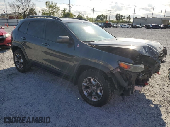 2019 Jeep Cherokee Trailhawk with VIN 1C4PJMBX9KD183343, listed as a Copart auction lot 48662565 with 77,988 mi miles and Non repairable. Bid and sale history available at DreamBid. Image 4.