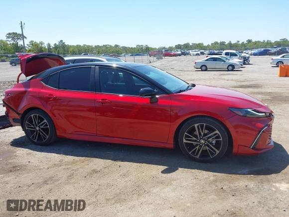 2025 Toyota Camry LE with VIN 4T1DAACK8SU025754, listed as a IAAI auction lot 42063742 with 6,485 mi miles and . Bid and sale history available at DreamBid. Image 13.