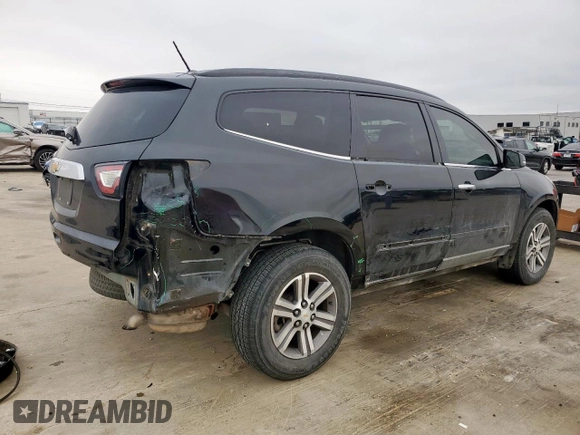 2015 Chevrolet Traverse LT with VIN 1GNKRGKD9FJ303893, listed as a Copart auction lot 59651775 with 162,961 mi miles and Salvage title. Bid and sale history available at DreamBid. Image 3.
