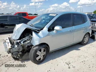 2007 Honda Fit with VIN JHMGD38407S001237, listed as a Copart auction lot 61859235 with 202,864 mi miles and Salvage title. Bid and sale history available at DreamBid. Image 1.