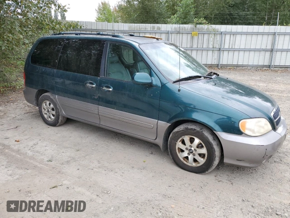 2004 Kia Sedona LX with VIN KNDUP131446581402, listed as a Copart auction lot 68083144 with 171,868 mi miles and Clean Title. Bid and sale history available at carsss.com. Image 4.