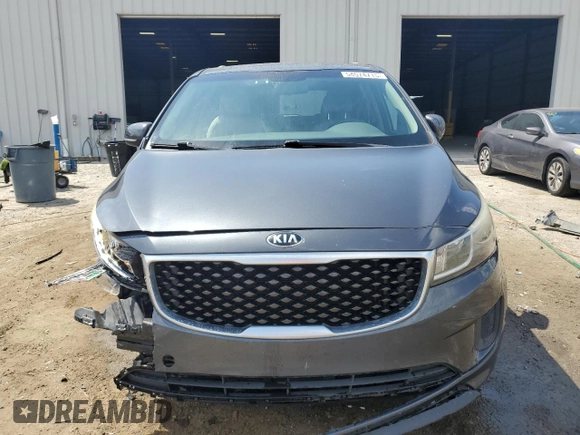 2015 Kia Sedona LX with VIN KNDMB5C1XF6021148, listed as a Copart auction lot 54574715 with 196,086 mi miles and Salvage Title. Bid and sale history available at DreamBid. Image 5.